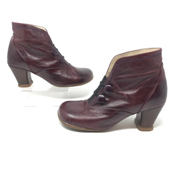 John Fluevog Shoes - Fluevog Minstrel Giulia Operettas Ankle Boots